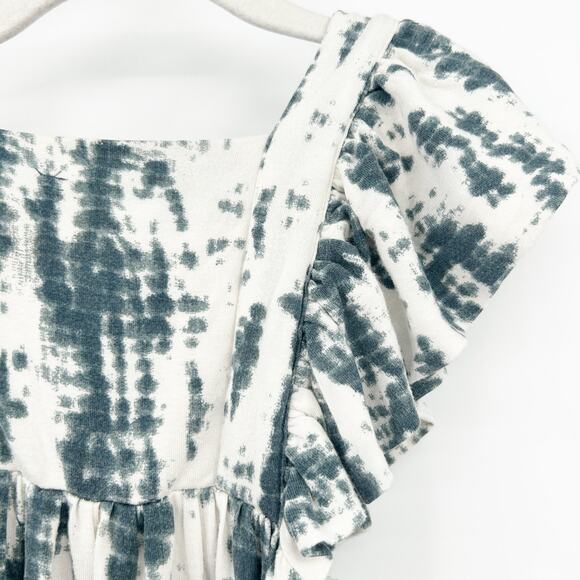 Kate Quinn The‎ Woods Girls Toddler Boho Ruffled Sleeve Tie Dye Romper 18-24M - Picture 3 of 6